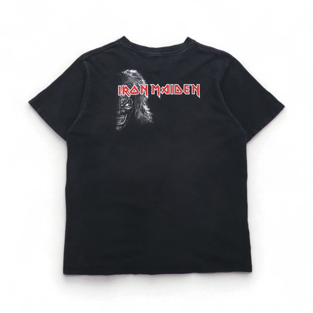 IRON MAIDEN アイアンメイデン ロック バンド Tシャツ M ブラック DEATH ON THE ROAD 両面プリント AAAボディ メキシコ製