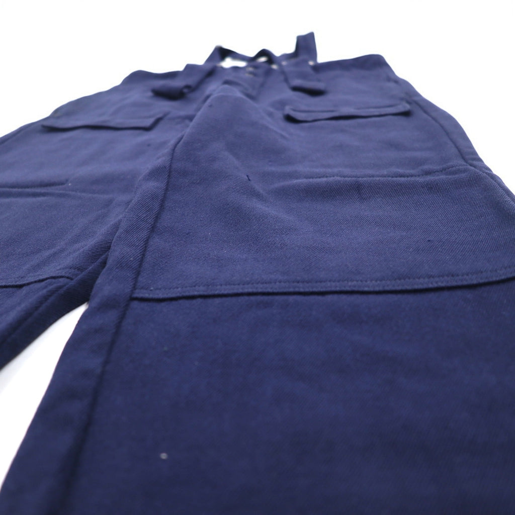 Vintage 80s Czech Army 80s Double Knee Pilot Pants Overalls L Navy Military OTAVAN TREBON