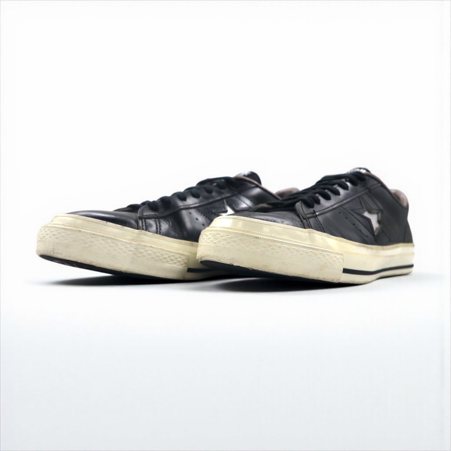 CONVERSE 日本製 ワンスター ONE STAR J ローカットスニーカー 27cm ブラック レザー