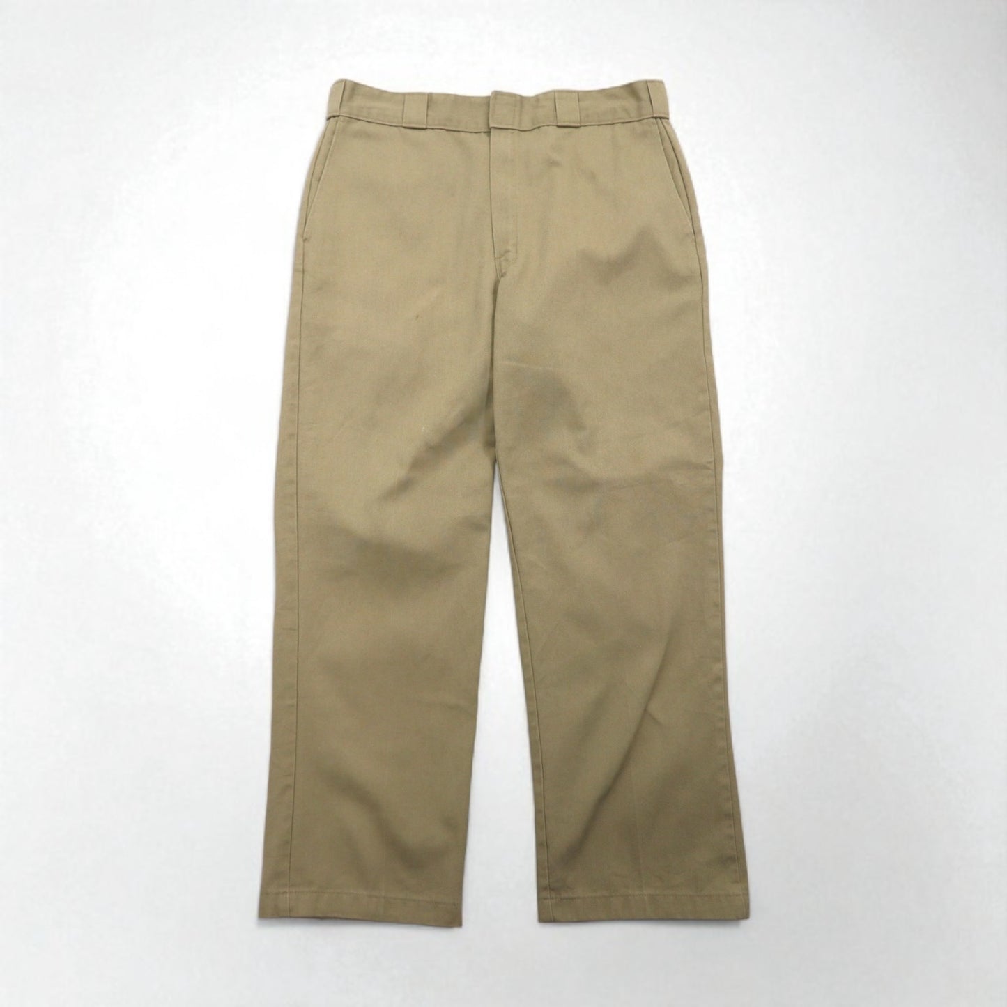 Dickies 874 オリジナルフィット ワークパンツ チノパンツ L ベージュ ポリエステル コットン