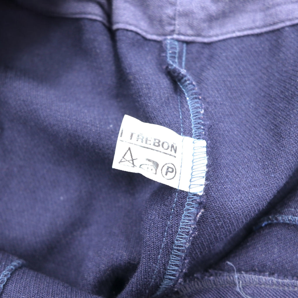 Vintage 80s Czech Army 80s Double Knee Pilot Pants Overalls L Navy Military OTAVAN TREBON