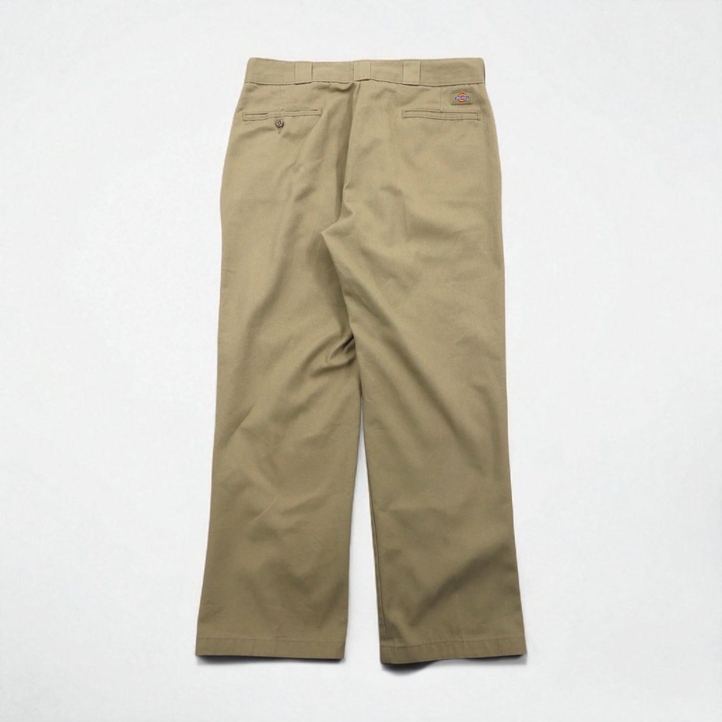 Dickies 874 オリジナルフィット ワークパンツ チノパンツ L ベージュ ポリエステル コットン