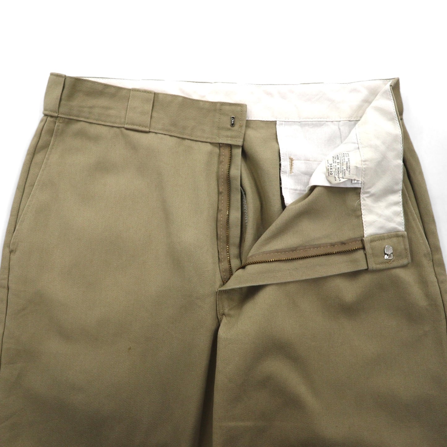 Dickies 874 オリジナルフィット ワークパンツ チノパンツ L ベージュ ポリエステル コットン