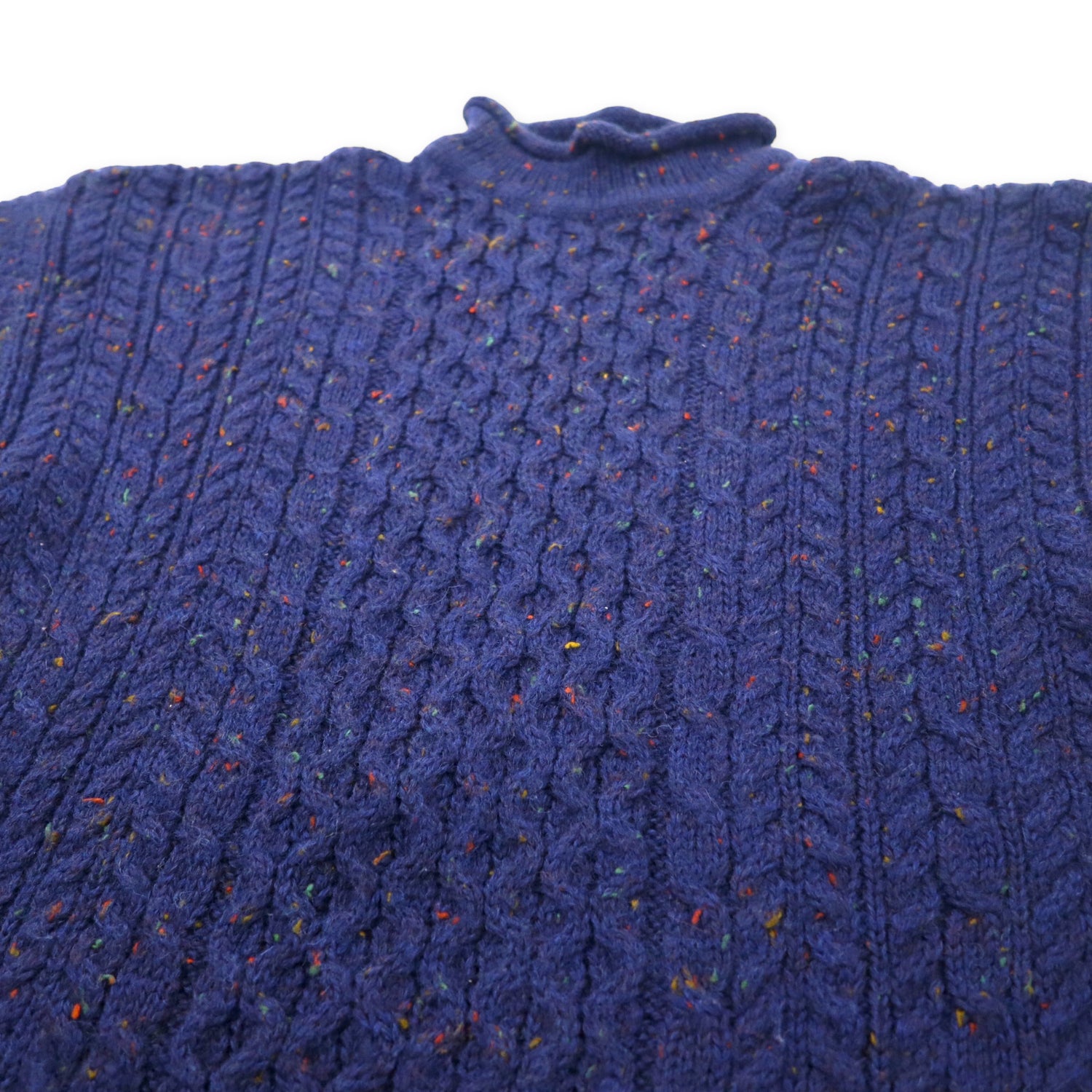 Highland Home Industries 80s Scottish MADE Fisherman Knit Sweater
