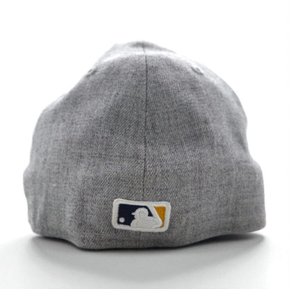 NEW ERA バイカラー ベースボールキャップ M/L グレー ネイビー MLB Milwaukee Brewers