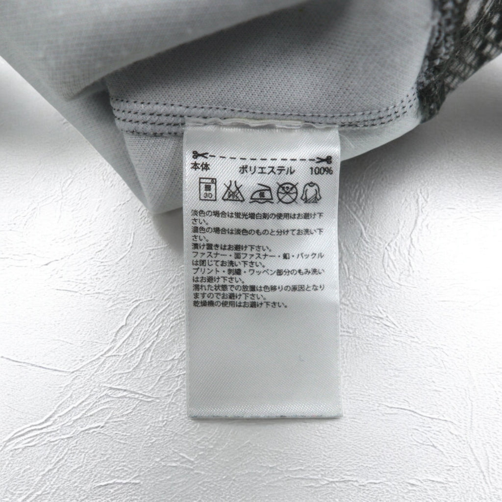 adidas Originals by HYKE スウェット CREW SWEATSHIRT Python S グレー パイソン 総柄 アニマル