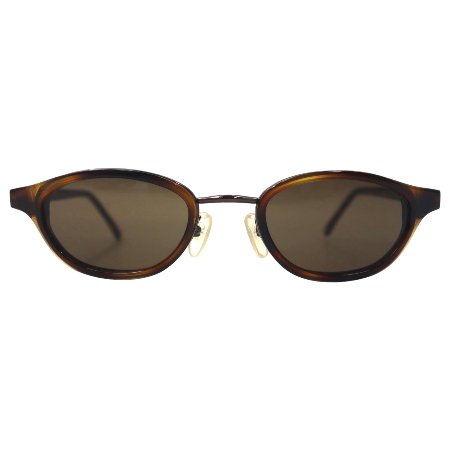 Calvin Klein Sunglasses Oval Tortoiseshell 49 ⬜︎21 Brown 6313
