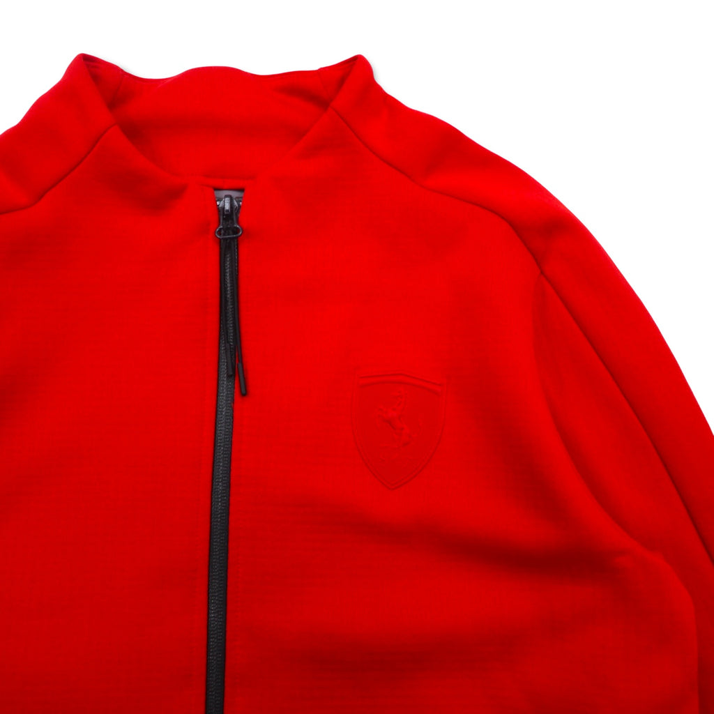 PUMA × Ferrari Track Jacket S Red Polyester T7 TRACK JACKET 573455-02