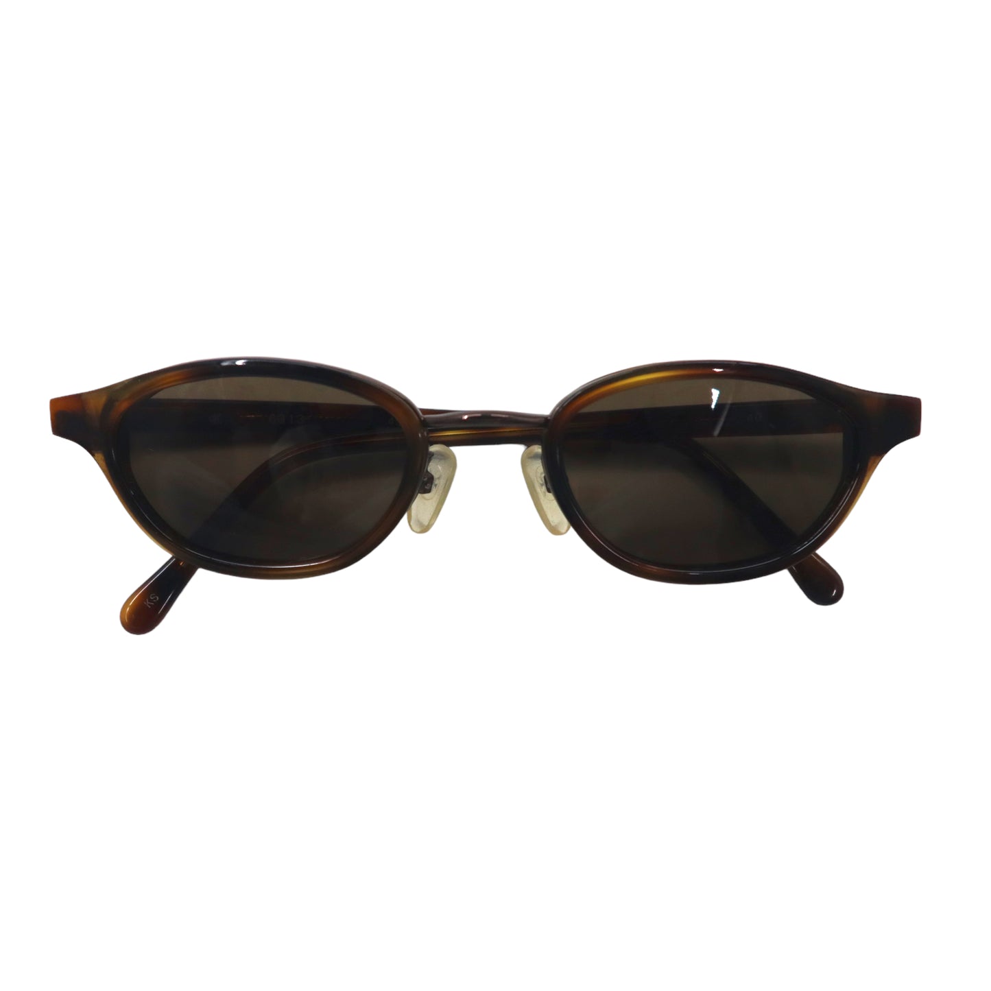 Calvin Klein Sunglasses Oval Tortoiseshell 49 ⬜︎21 Brown 6313
