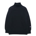 Champion Reverse Weave Turtleneck Sweatshirt S Black C8-J045