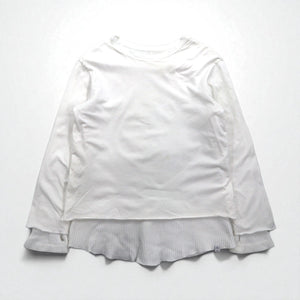 FACETASM サーマル レイヤード ロングスリーブ Tシャツ XL ホワイト コットン BQ-SW-U03 日本製