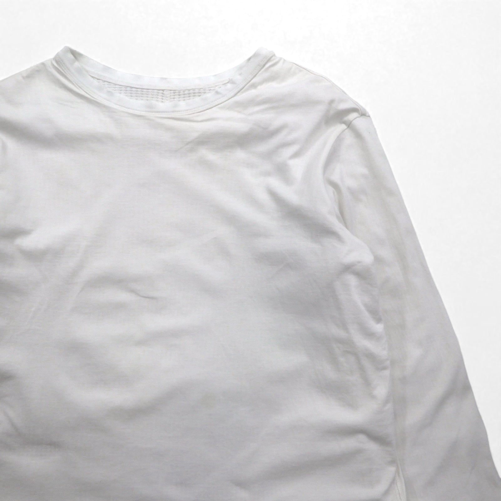 FACETASM Thermal Layered Long Sleeve T-Shirt XL White Cotton BQ-SW-U03 Made in Japan