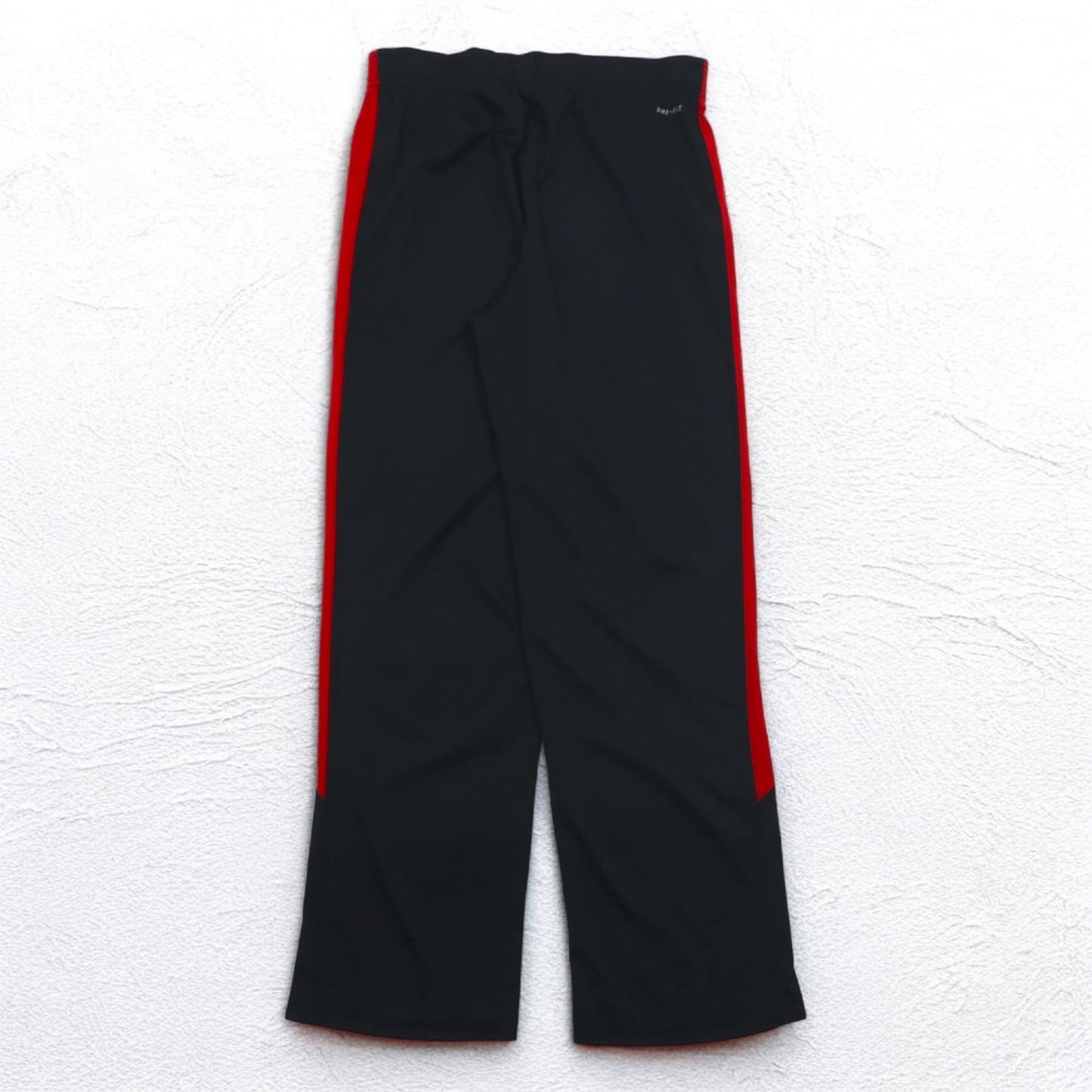 NIKE Track Pants Jersey L Black Red Sideline Swoosh DRI-FIT 425787-012