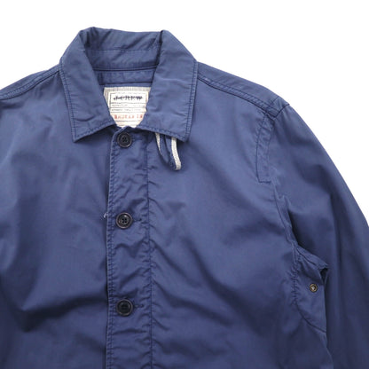 J.CREW Marine Jacket, Vintage-Finished Coverall, Size M, Chin Strap, Drawcord, Double Zip, 8504-05-3617, BROKEN IN