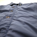 J.CREW Marine Jacket, Vintage-Finished Coverall, Size M, Chin Strap, Drawcord, Double Zip, 8504-05-3617, BROKEN IN