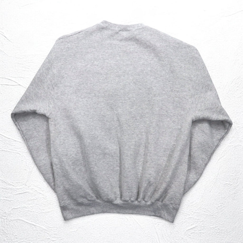 Lee 90s Ultraweight Sweatshirt, Large, Grey, Fleece Lining, US Company, American Red Cross Embroidery, Made in Mexico