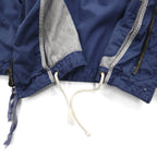 J.CREW Marine Jacket, Vintage-Finished Coverall, Size M, Chin Strap, Drawcord, Double Zip, 8504-05-3617, BROKEN IN