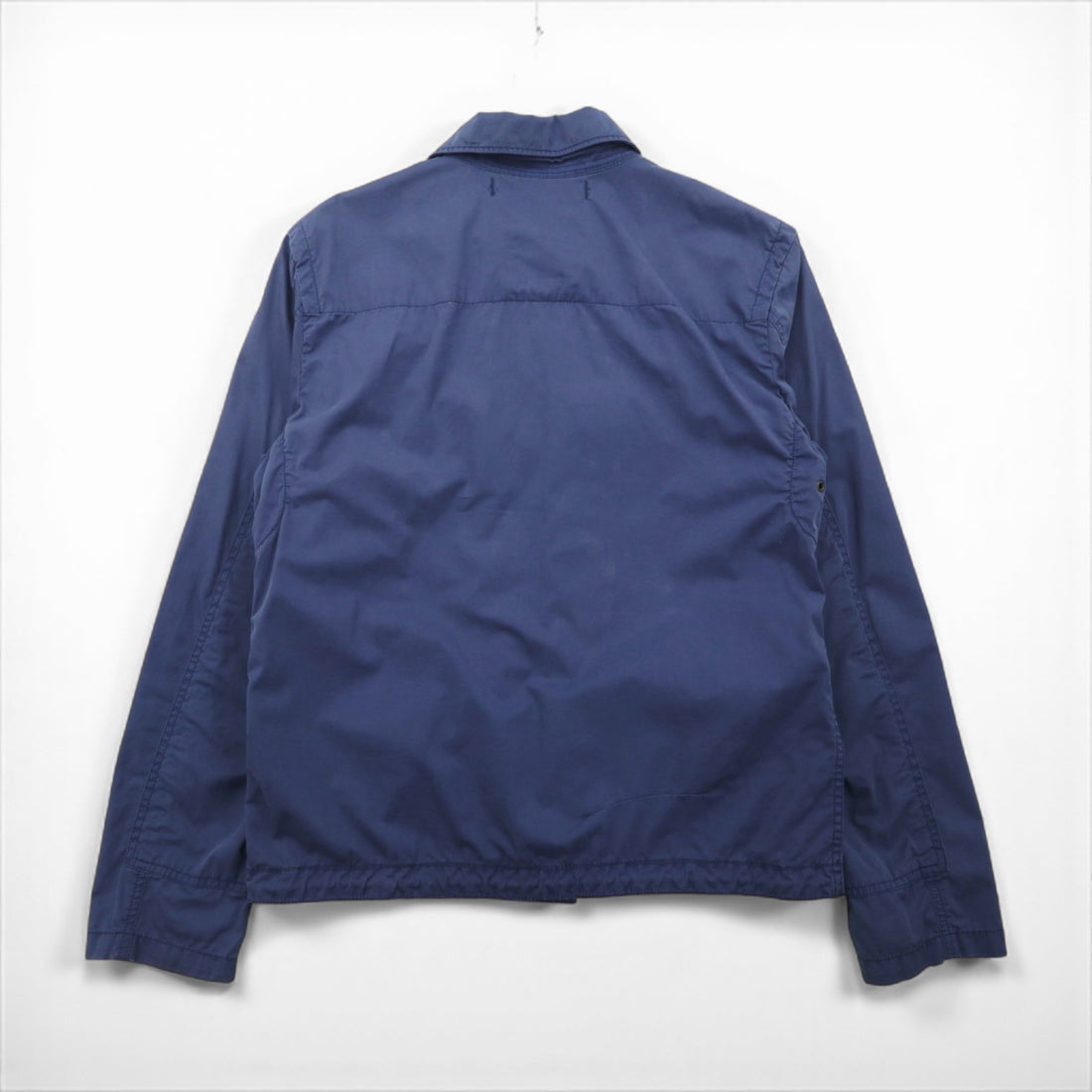 J.CREW マリンジャケット ヴィンテージ加工 カバーオール M チンストラップ ドローコード ダブルジップ 8504-05-3617 BROKEN IN