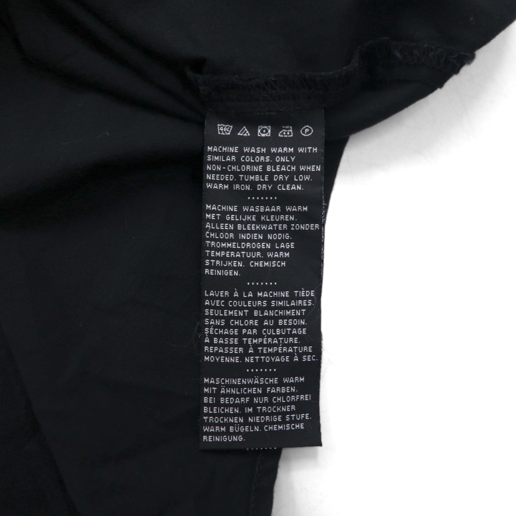 HARLEY DAVIDSON RACING 半袖 レーシングシャツ XL ブラック コットン ダブルポケット バックロゴ刺繍