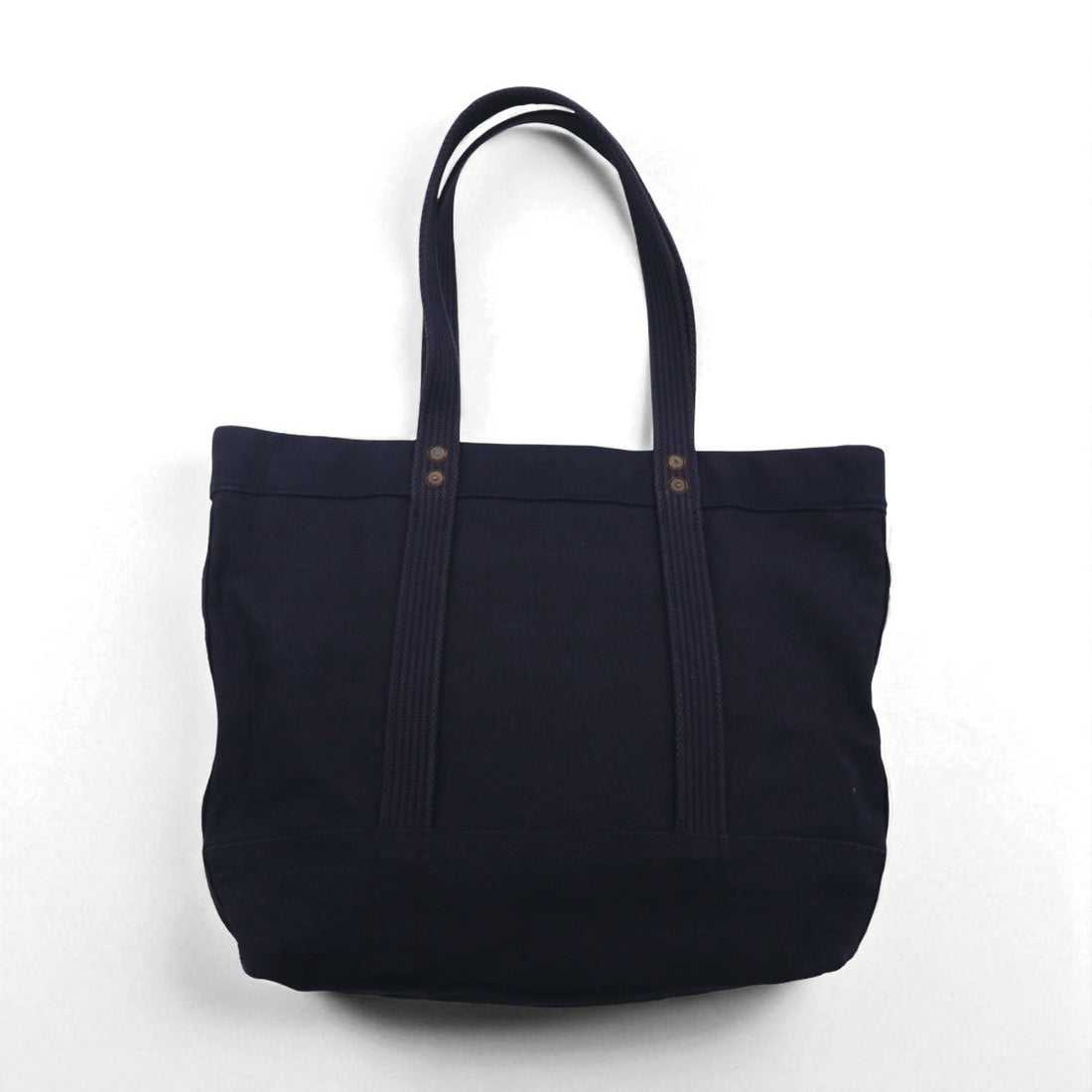 Polo Ralph Lauren tote bag in navy cotton and canvas with embroidered pony.