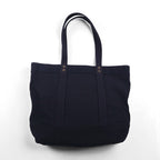 Polo Ralph Lauren tote bag in navy cotton and canvas with embroidered pony.
