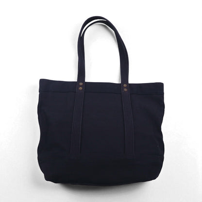 Polo Ralph Lauren トートバッグ ネイビー コットン キャンバス ポニー刺繍
