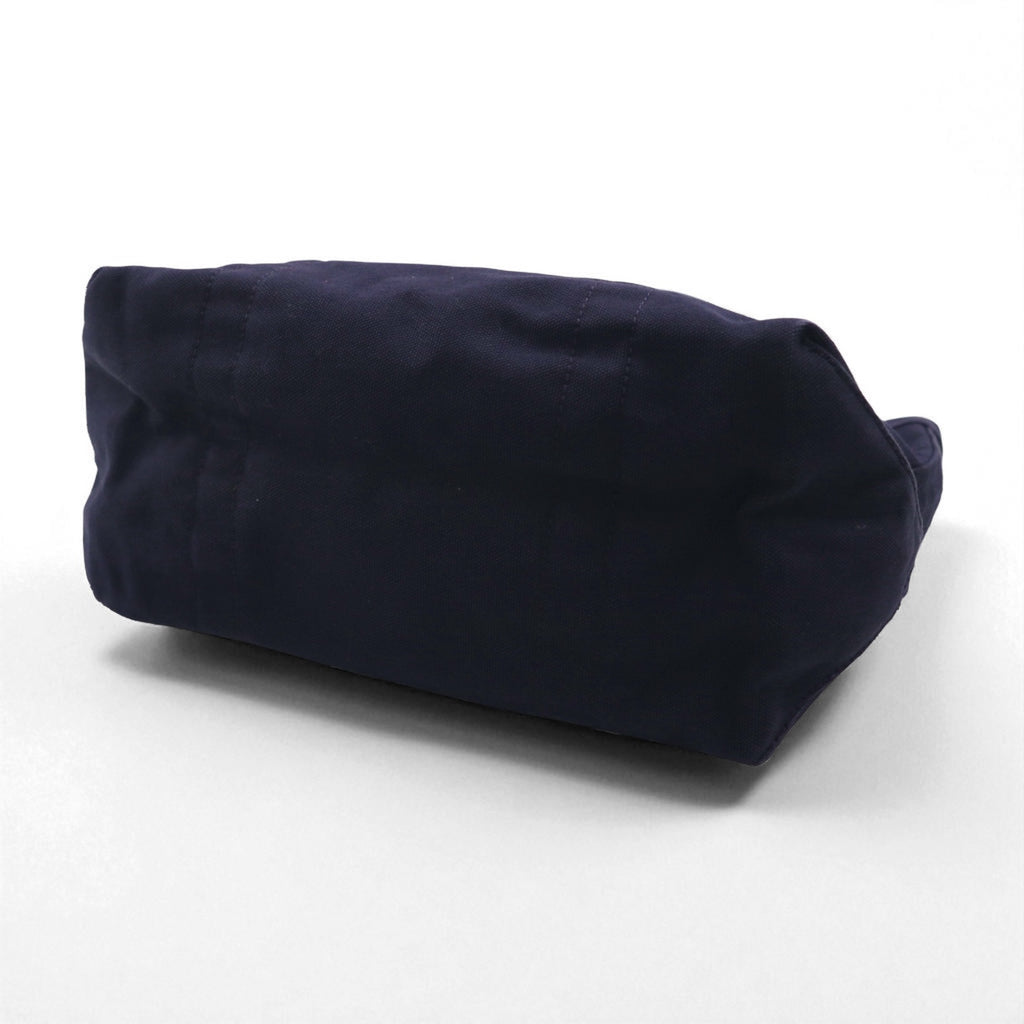 Polo Ralph Lauren tote bag in navy cotton and canvas with embroidered pony.