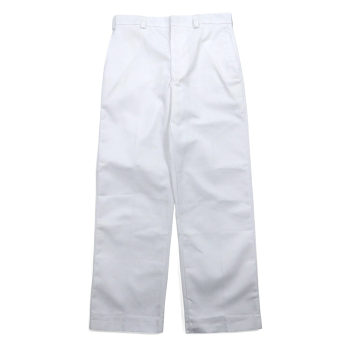 US ARMY 米軍 トラウザーズパンツ ホスピタルパンツ 32 ホワイト センタープレス ミリタリー UNICOR-TUCSON 8405-00-113-5418
