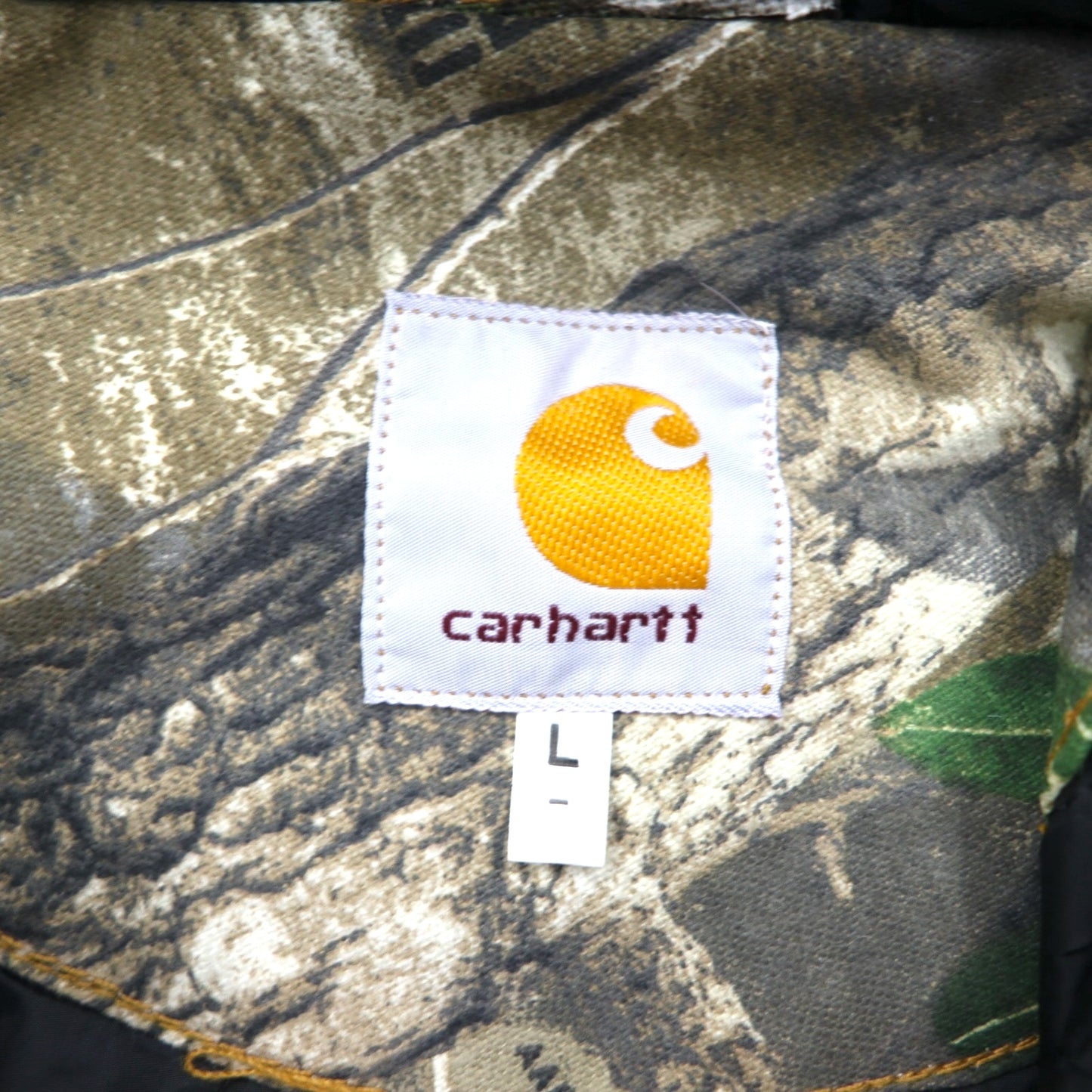 carhartt リメイク 再構築 リアルツリーカモ アクティブジャケット パーカー L カーキ コットン