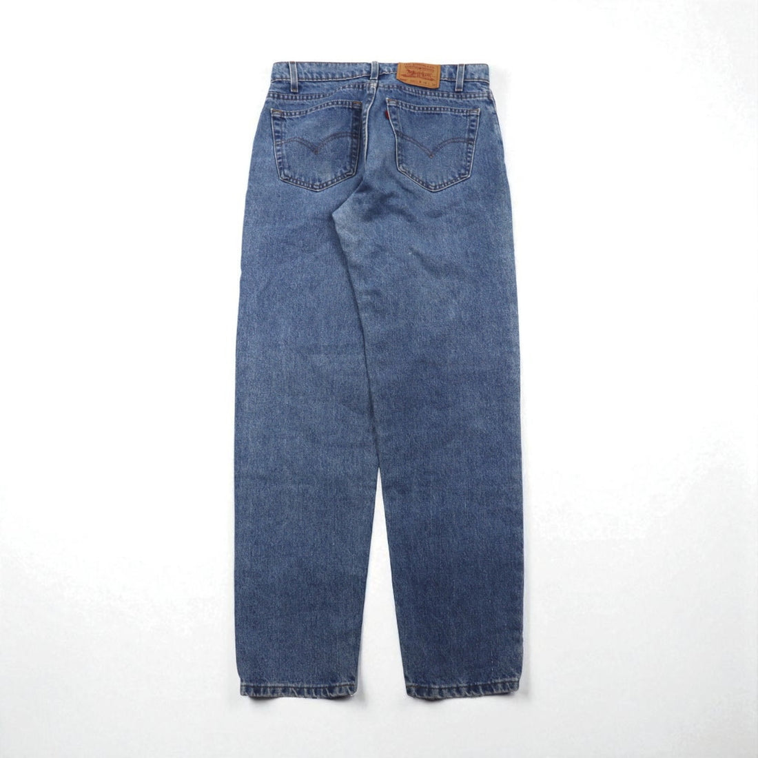 Levi's 90s Made in USA 550 Baggy Relaxed Fit Tapered Denim Jeans, Size L, Indigo, 550 Relaxed Fit Tapered Leg, 00550-4891