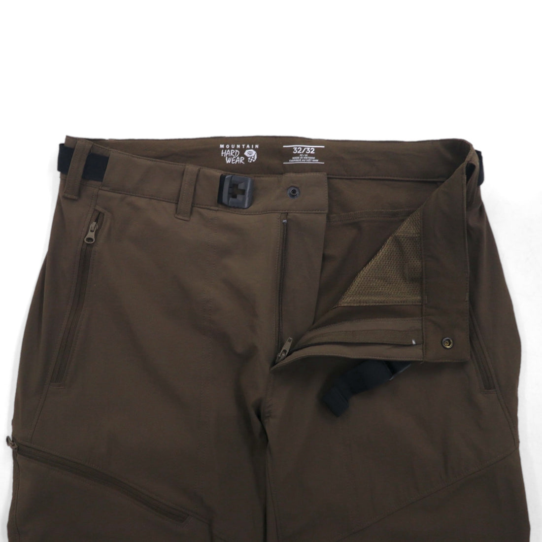 MOUNTAIN HARDWEAR チョックストンハイクパンツ アウトドア クライミングパンツ M ブラウン ナイロン ストレッチ OM0304
