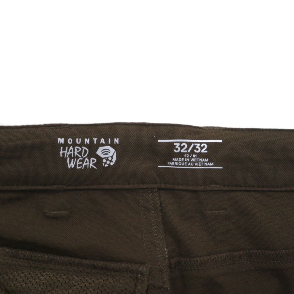 MOUNTAIN HARDWEAR Chockston Hike Pants, Outdoor Climbing Pants, Size M, Brown, Nylon, Stretch, OM0304