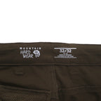 MOUNTAIN HARDWEAR Chockston Hike Pants, Outdoor Climbing Pants, Size M, Brown, Nylon, Stretch, OM0304
