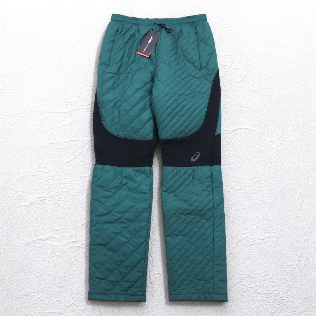 kiko kostandinov × asics quilted insulation pants M green 19AW INSULATION PANTS unused