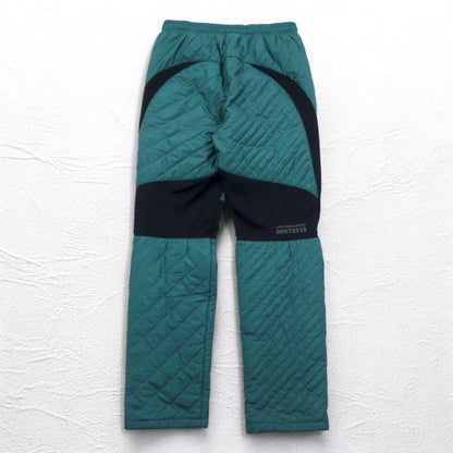 kiko kostandinov × asics キルティング インサレーション パンツ M グリーン 19AW INSULATION PANTS 未使用品