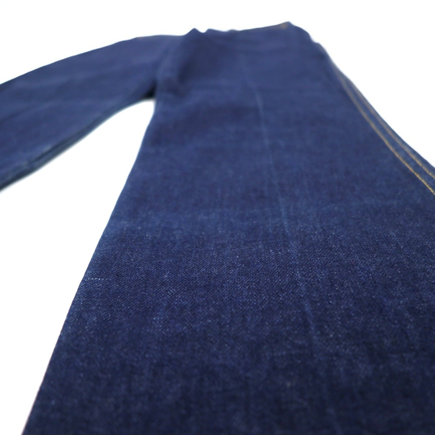 Lee 70年代 USA製 ハイウエスト センタープレス デニムパンツ S インディゴ ブルー 42TALON ユニオンチケット 303-1949