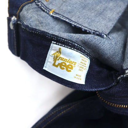 Lee 70年代 USA製 ハイウエスト センタープレス デニムパンツ S インディゴ ブルー 42TALON ユニオンチケット 303-1949