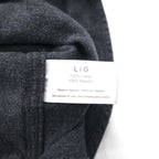 Eddie Bauer Chamois Cloth Flannel Work Shirt, Size L, Gray, Cotton, Double Pocket