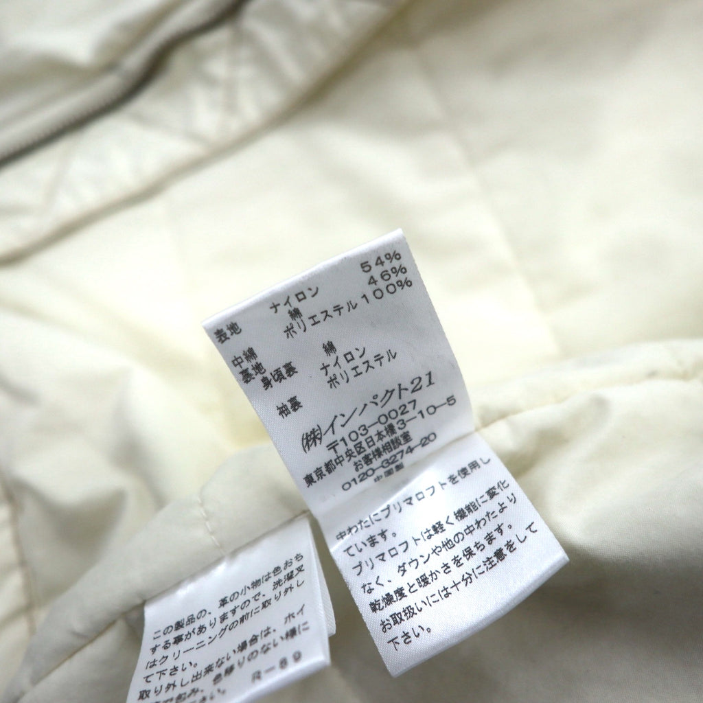 Ralph Lauren 90s Motorcycle Jacket, Size M, White, Nylon with PRIMALOFT Padding