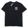 日本然リトテ-古着オンライン-HARLEY DAVIDSON ロゴプリント Tシャツ L ブラック コットン MACON GEORGIA ニカラグア製 未使用品-HARLEY DAVIDSON Logo Print T-Shirt L Black Cotton MACON GEORGIA Nicaragua Made Unused