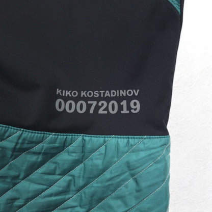 kiko kostandinov × asics キルティング インサレーション パンツ M グリーン 19AW INSULATION PANTS 未使用品