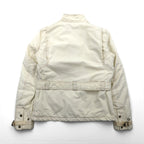 Ralph Lauren 90s Motorcycle Jacket, Size M, White, Nylon with PRIMALOFT Padding