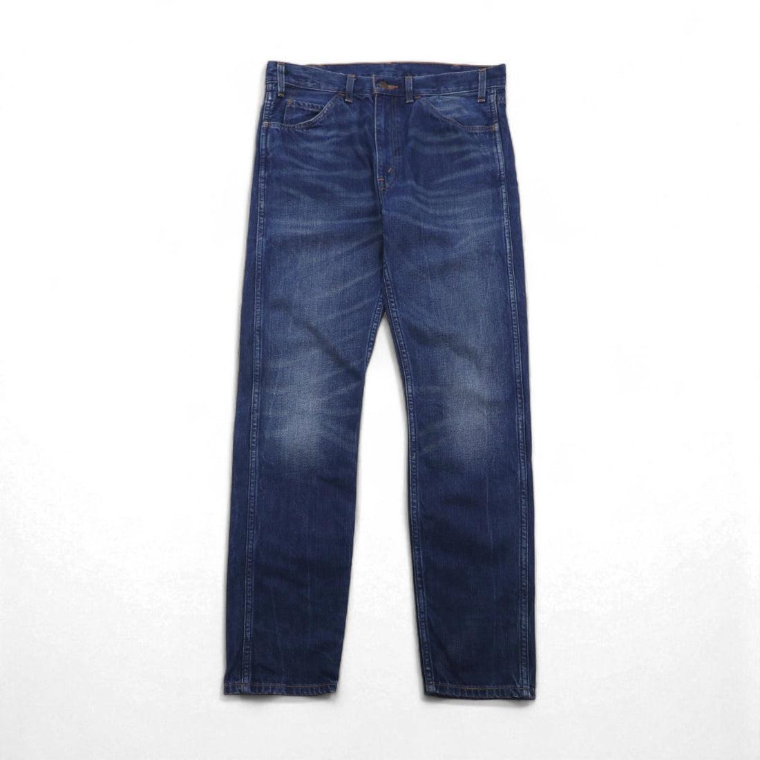 LEVI'S VINTAGE CLOTHING (LVC) 606 Orange Tab Big E Denim Jeans, Size M, Indigo, 42-Tall Talon Zip, 1969, 30605-0056