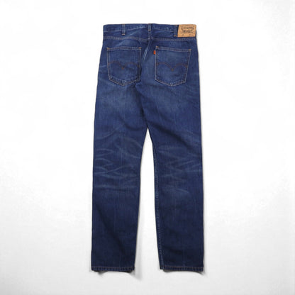 LEVI'S VINTAGE CLOTHING (LVC) 606 Orange Tab Big E Denim Jeans, Size M, Indigo, 42-Tall Talon Zip, 1969, 30605-0056