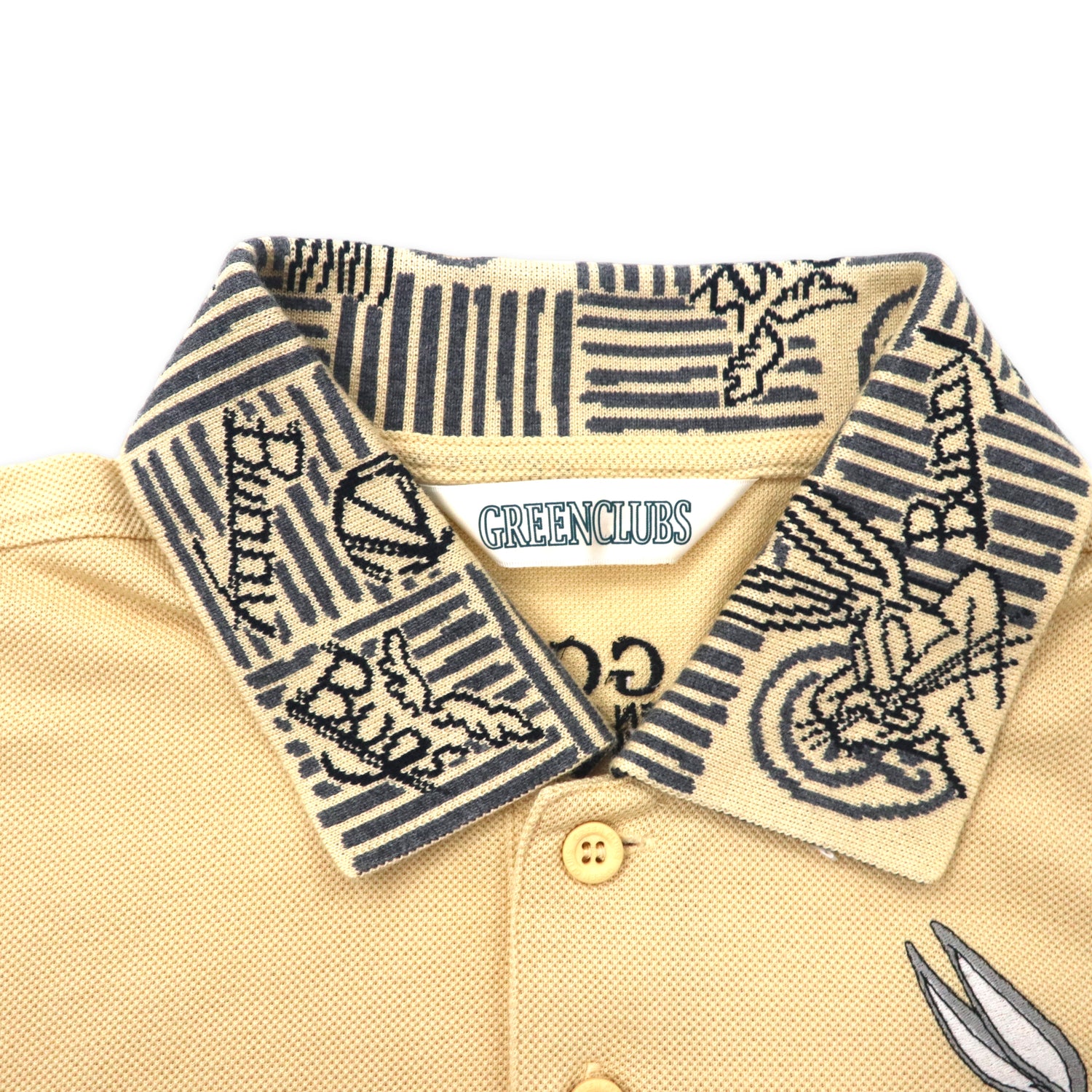 Green Clubs x Warner Bros. 90s Character embroidery polo shirt 5