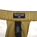 POLO JEANS COMPANY RALPH LAUREN バギー ショート カーゴパンツ ハーフパンツ L ベージュ コットン