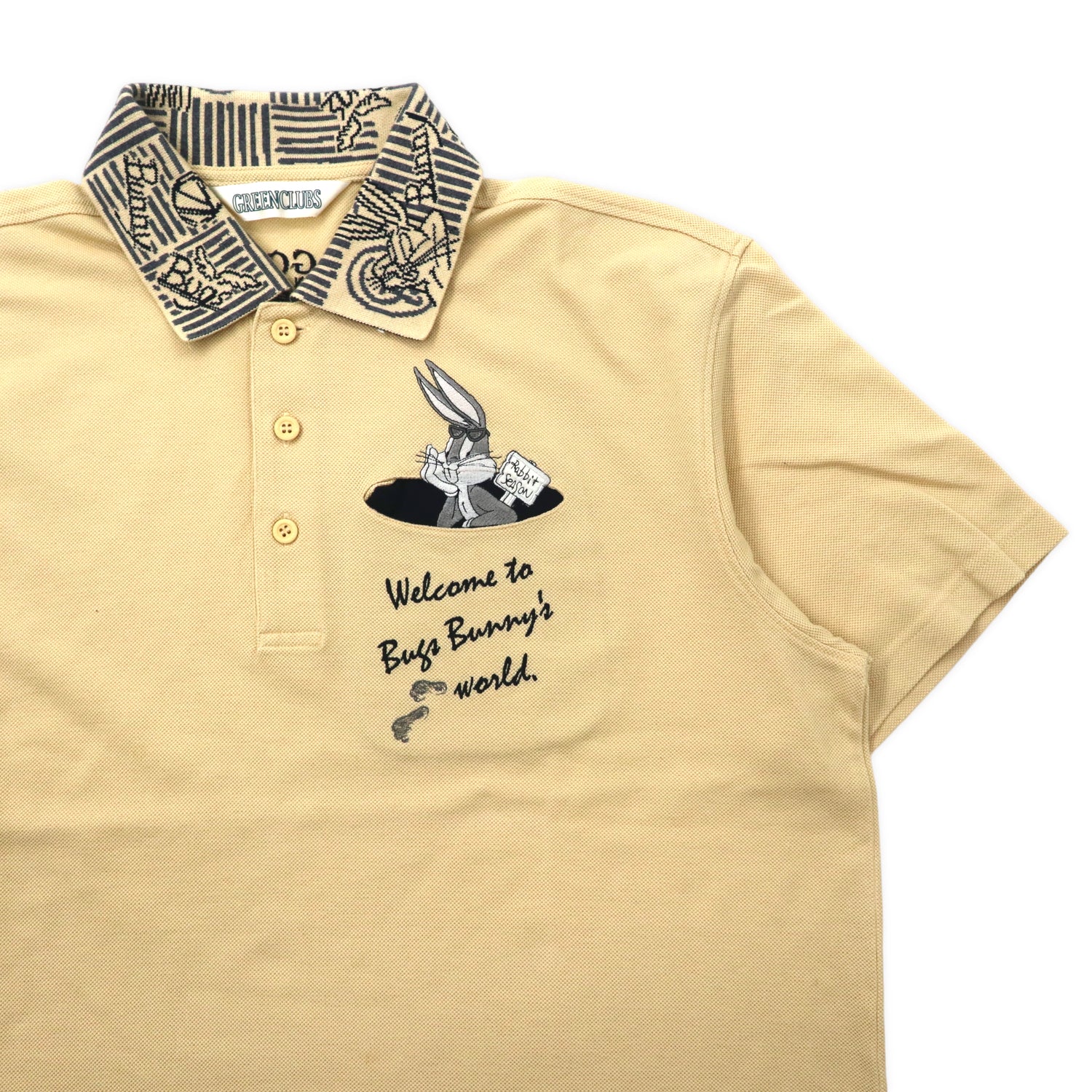 Green Clubs x Warner Bros. 90s Character embroidery polo shirt 5 