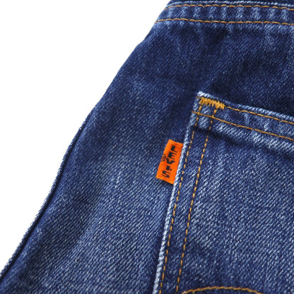 LEVI'S VINTAGE CLOTHING (LVC) 606 Orange Tab Big E Denim Jeans, Size M, Indigo, 42-Tall Talon Zip, 1969, 30605-0056
