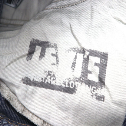 LEVI'S VINTAGE CLOTHING (LVC) 606 Orange Tab Big E Denim Jeans, Size M, Indigo, 42-Tall Talon Zip, 1969, 30605-0056