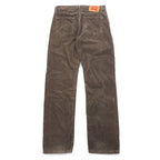 Levi's Euro Levi's 751 Corduroy Pants Size 32 Grey Cotton Zipper Fly 751-8415 Made in Türkiye